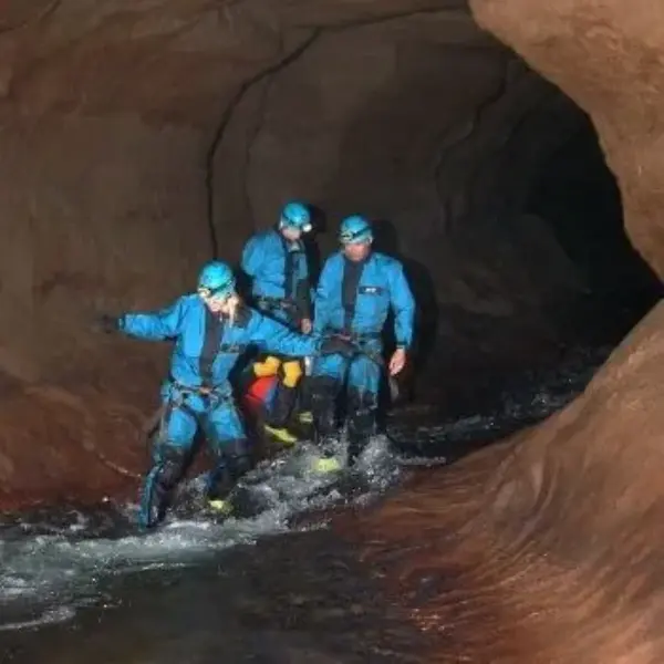 Caving in The Peak District