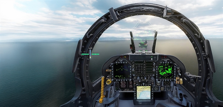 Full Motion F-18 Maverick Simulator