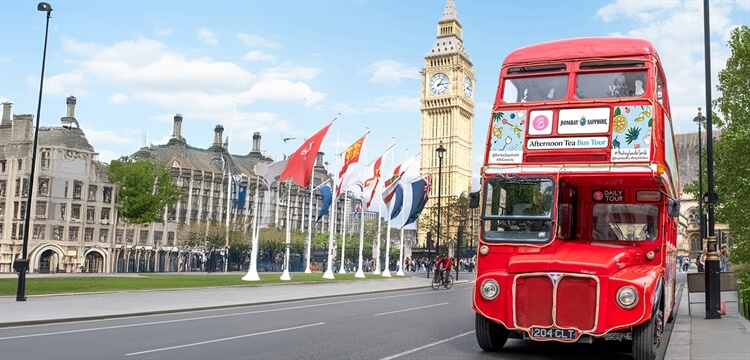 Gin Afternoon Tea Bus Tour London