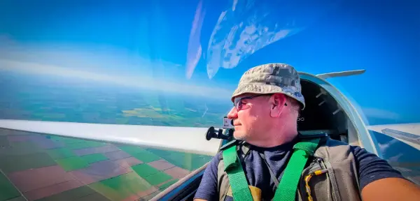 Gliding over Dartmoor