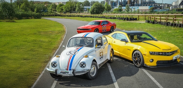 Herbie VW Beetle with Hotlap & Movie Car Options