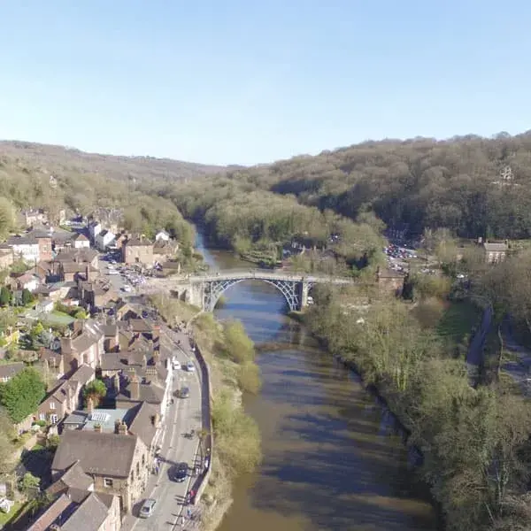 Iron Bridge and Severn Valley Helicopter Tour