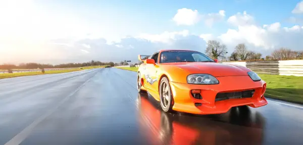 Junior Toyota Supra Driving