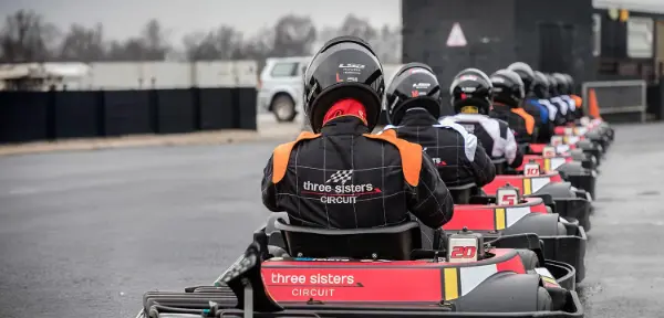 Outdoor Karting at Three Sisters Circuit