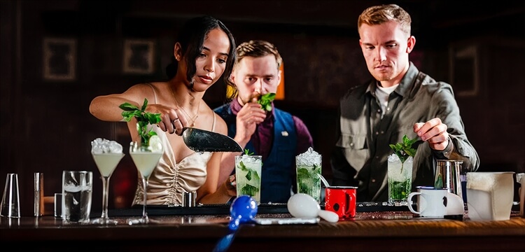 Revolution Bars Cocktail Masterclass for Two with Dining Option