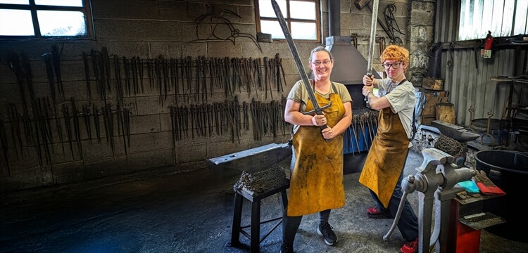 Sword Making Workshop in the Yorkshire Dales