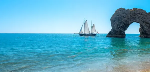 Tall Ship Sailing Dorset