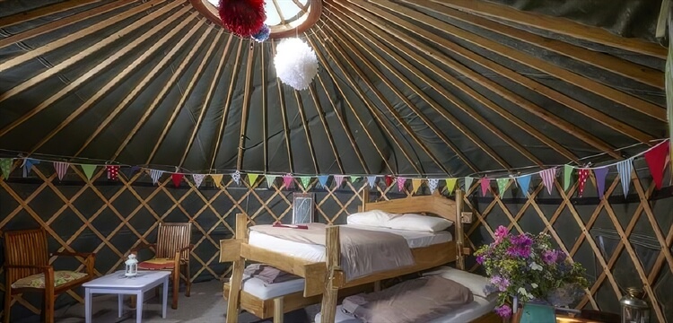 Two Night Meadow Yurt Break North Yorkshire