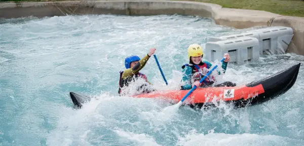 White Water 'Hot Dog' Kayaking for Two